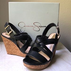 Jessica Simpson Julita Wedge Sandal size  7.5